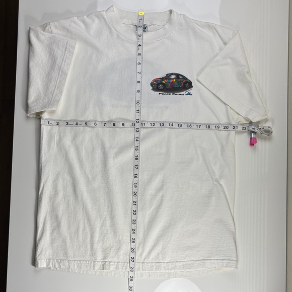 Peace Frogs Colorful Graphic Tee - White - Picture 2 of 5